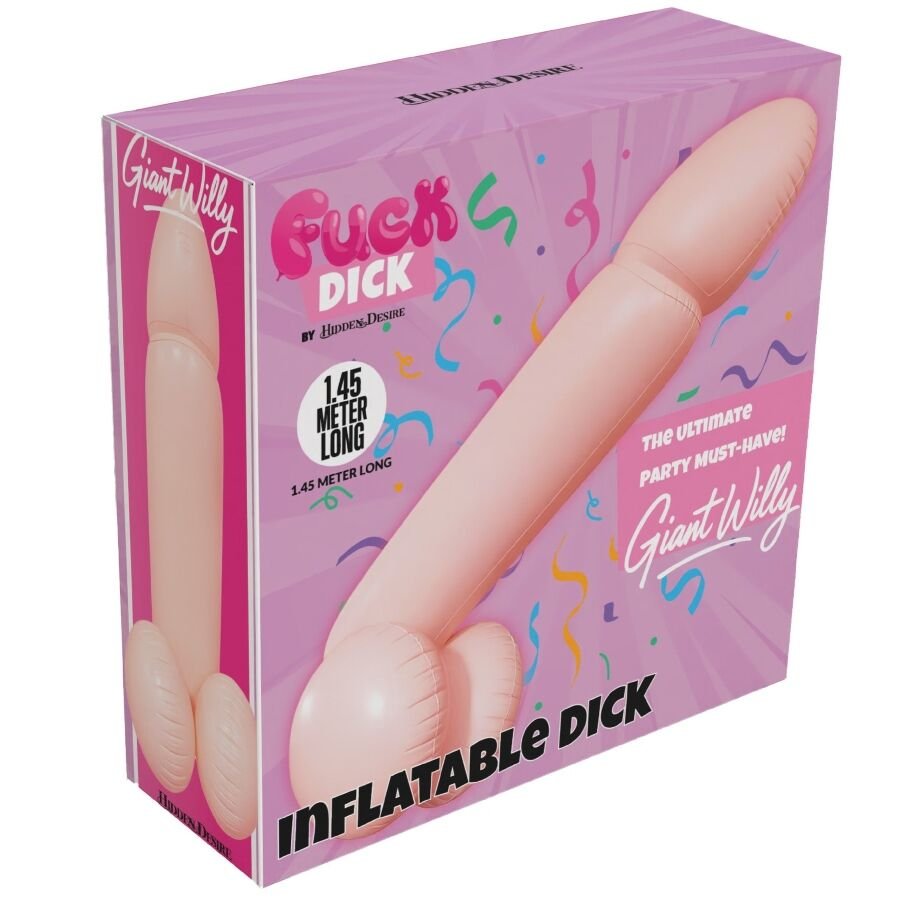 HIDDEN DESIRE - GIANT WILLY INFLATABLE PENIS 145 CM HIDDEN DESIRE