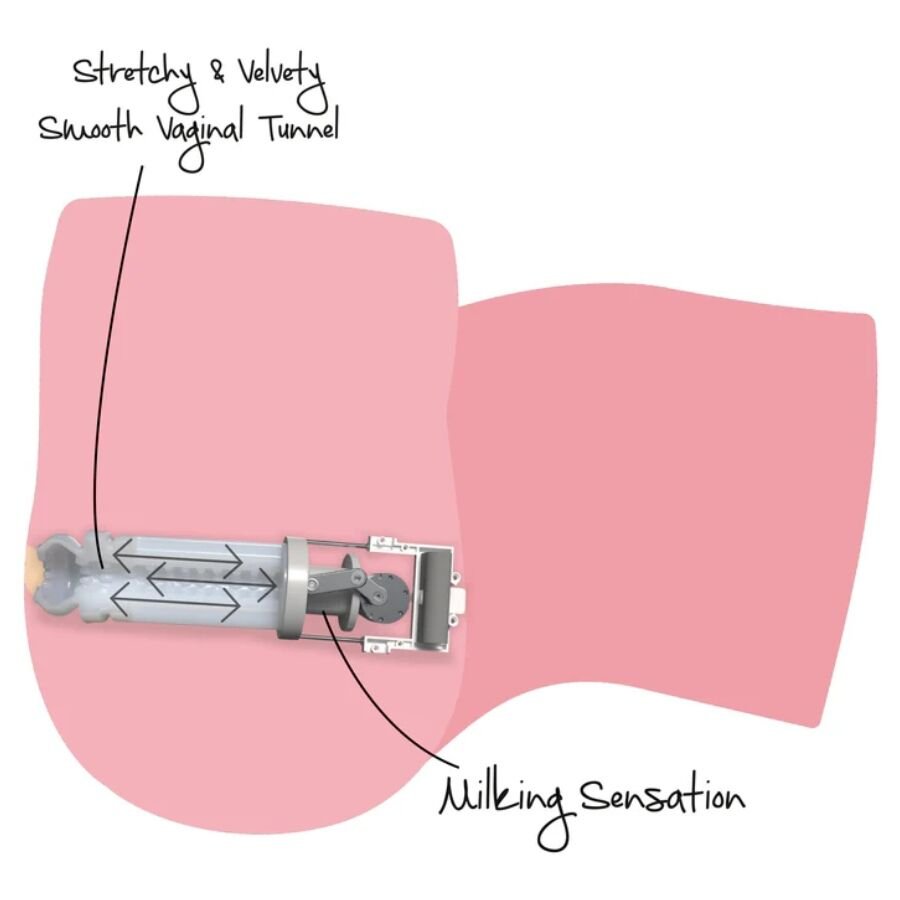 HIDDEN DESIRE - TIGHT MILKING PUSSY FEMALE MASTURBATOR 6 KG