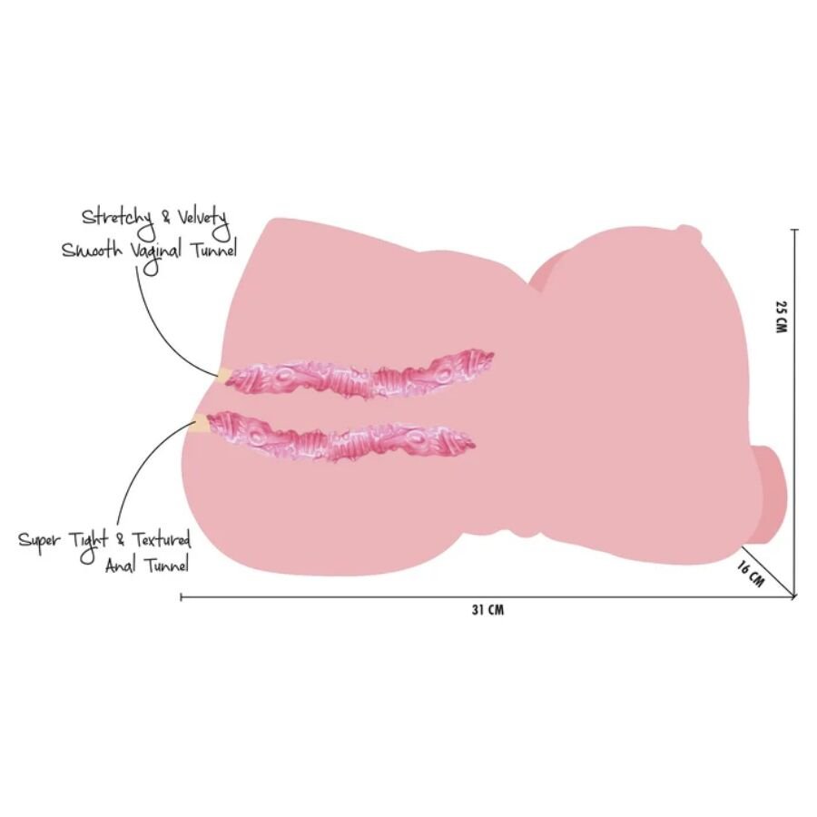 HIDDEN DESIRE - FAT FUCK QUEEN FEMALE MASTURBATOR TORSO 6 KG