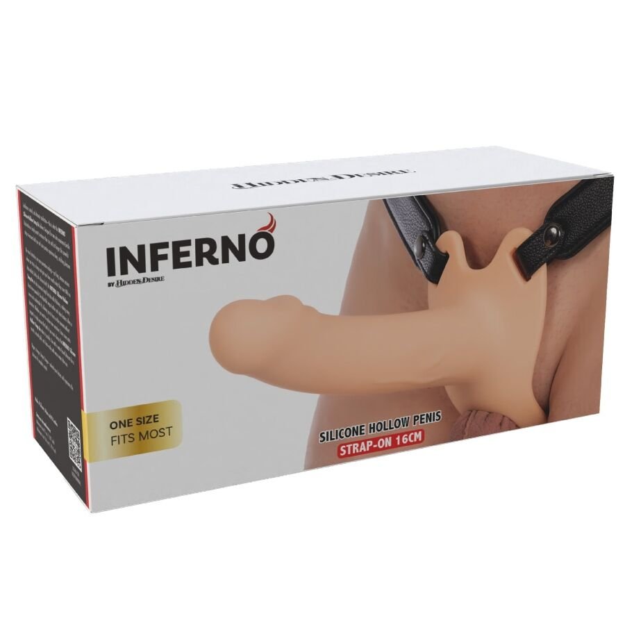 HIDDEN DESIRE - INFERNO PENIS SLEEVE STRAP-ON 16 CM