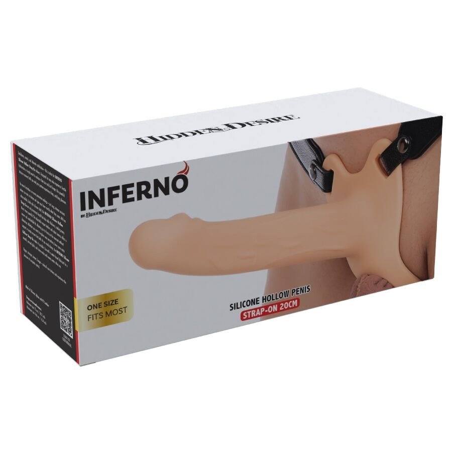 HIDDEN DESIRE - INFERNO PENIS SLEEVE STRAP-ON 20 CM