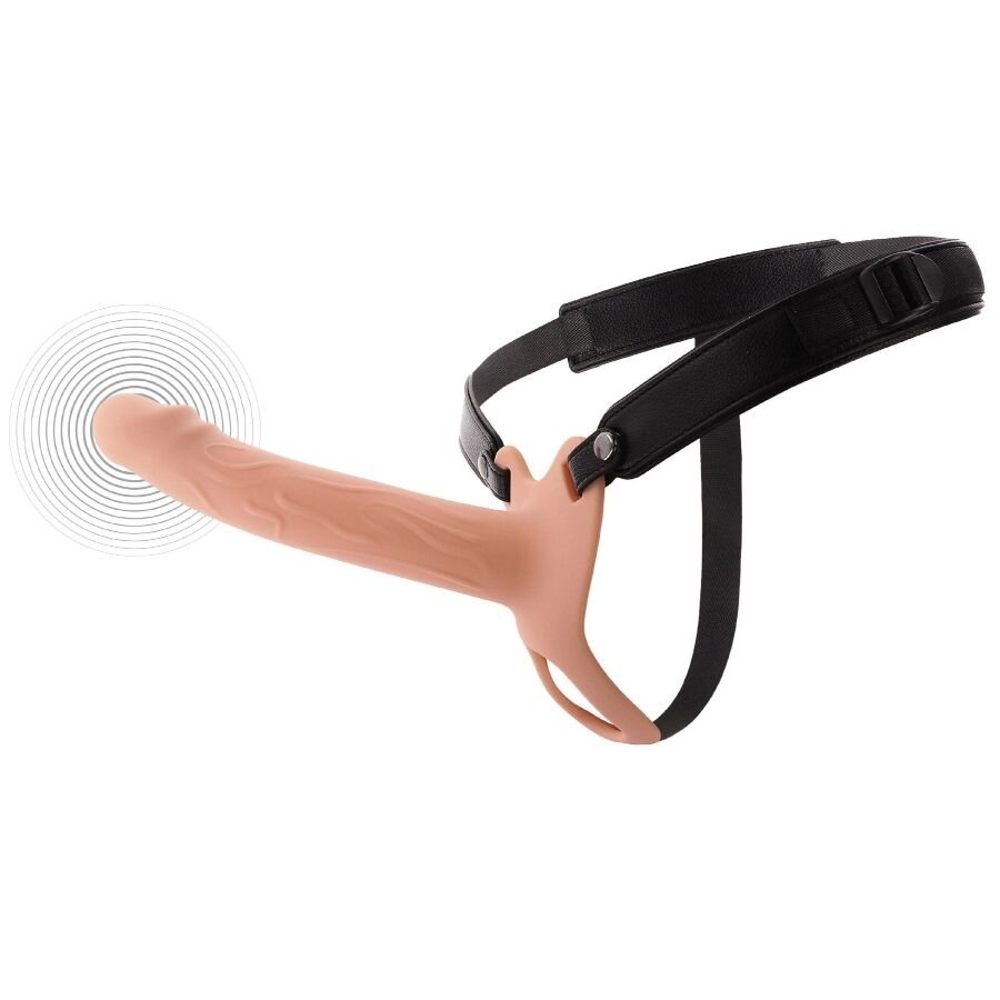 HIDDEN DESIRE - INFERNO VIBRATING PENIS SLEEVE STRAP-ON 20 CM HIDDEN DESIRE