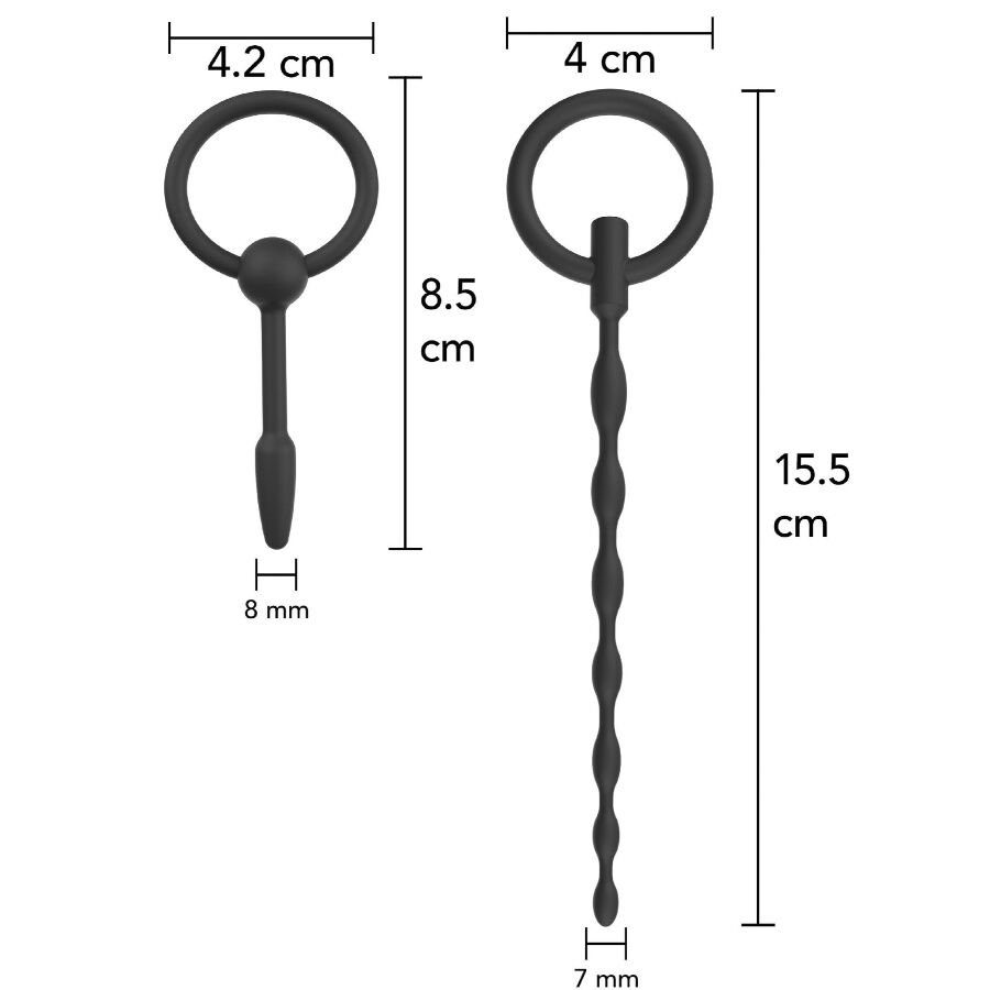 HIDDEN DESIRE - EXTREME STARTER URETHAL SOUND SET 2 UNITS