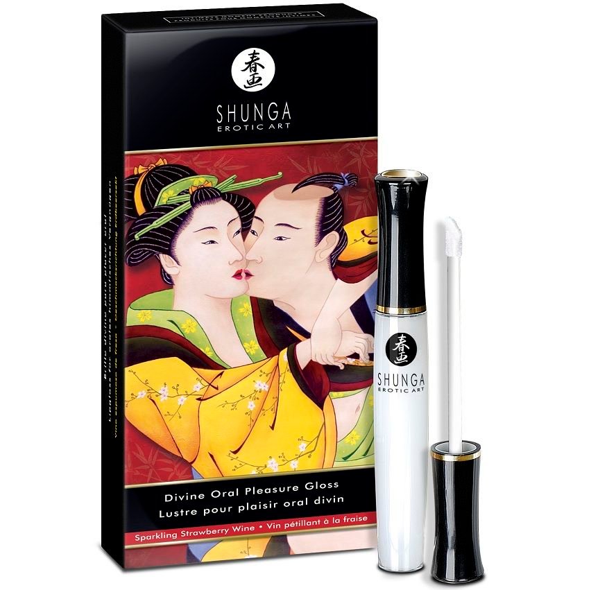 SHUNGA - DIVINE LIP GLOSS STRAWBERRY & CAVA SHUNGA APHRODISIACS