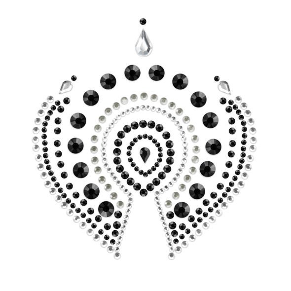 BIJOUX - INDISCRETS FLAMBOYANT BLACK&SILVER