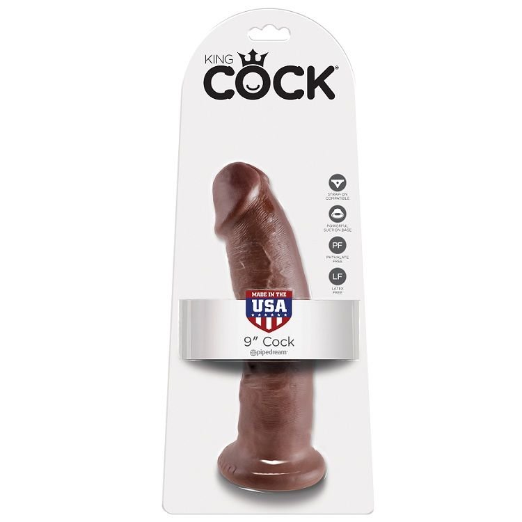 Buy King Cock - 9 Dildo Brown 22.9 Cm