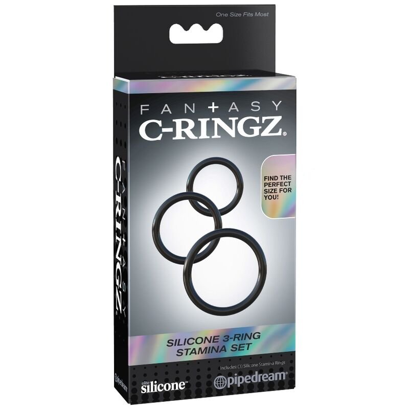 Fantasy C-ringz - Silicone 3 Ring Stamina Set FANTASY C-RINGZ - SILICONE 3 RING STAMINA SET